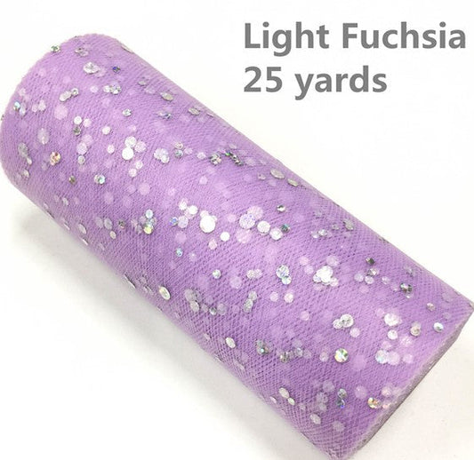 Mesh Glitter Sequin Tulle Roll