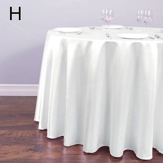 180cm Satin Round Tablecloth